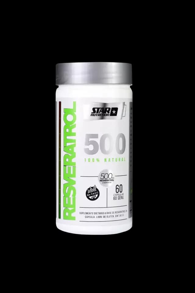 RESVERATROL 500- 60 CAPS STAR NUTRITION