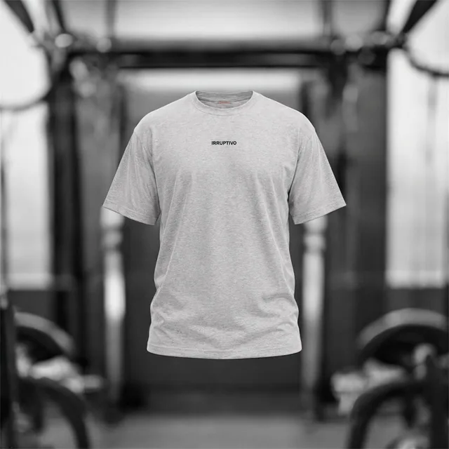 Remera gris irruptivo frente